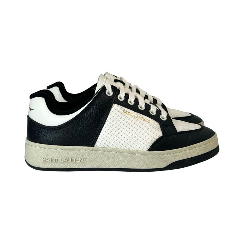 Saint Laurent Low-Top Leather Sneakers - Size 38