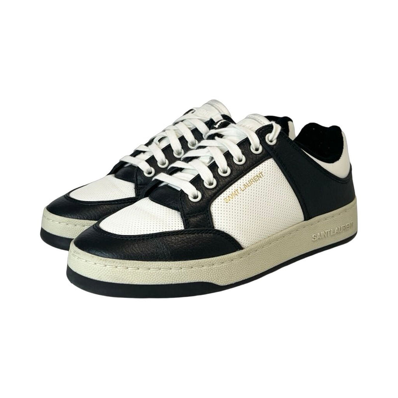 Saint Laurent Low-Top Leather Sneakers - Size 38