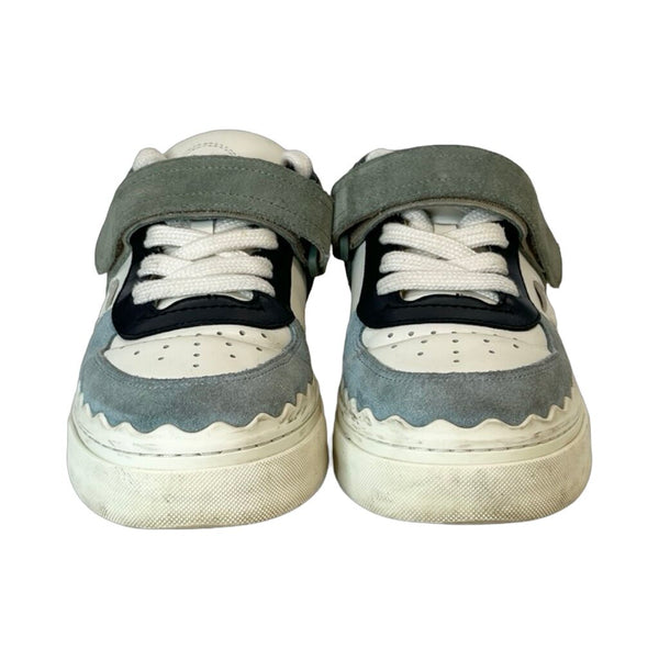 Chloe "Lauren Leather & Suede" Sneakers - Size 38