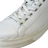 Chloe "Lauren Low-Top Leather Sneakers" - Size 38