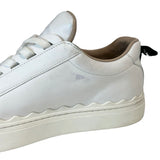 Chloe "Lauren Low-Top Leather Sneakers" - Size 38