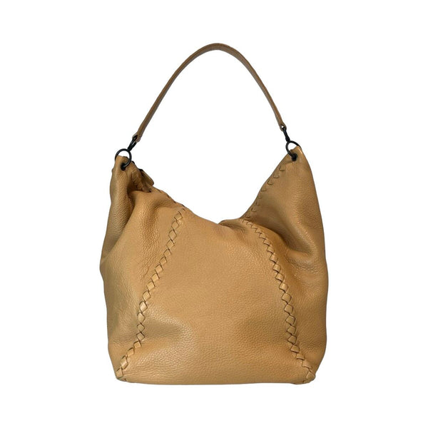 Bottega Veneta Intrecciato Trim Shoulder Bag