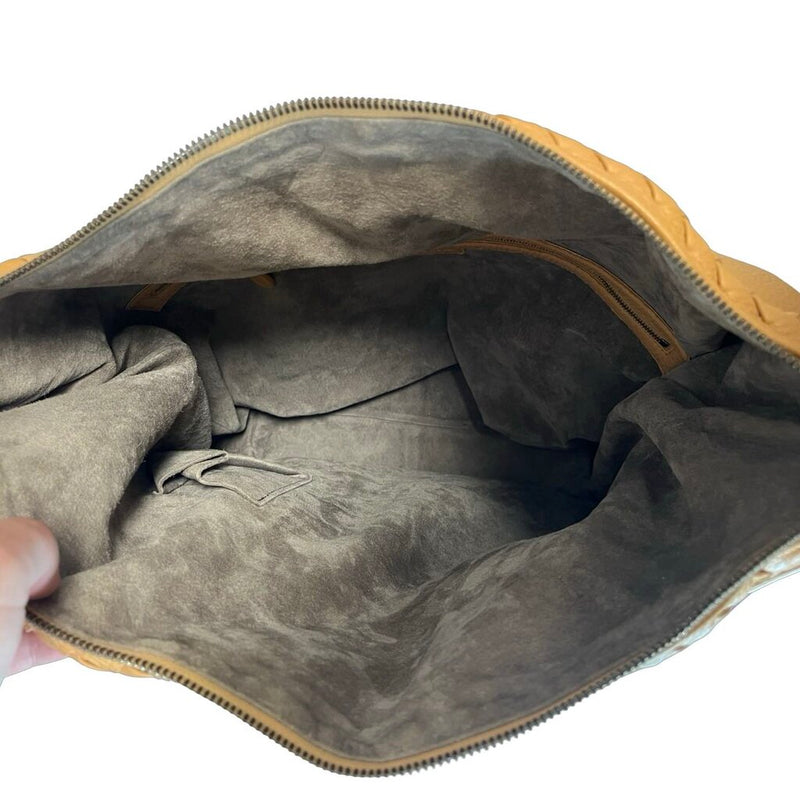 Bottega Veneta Intrecciato Trim Shoulder Bag