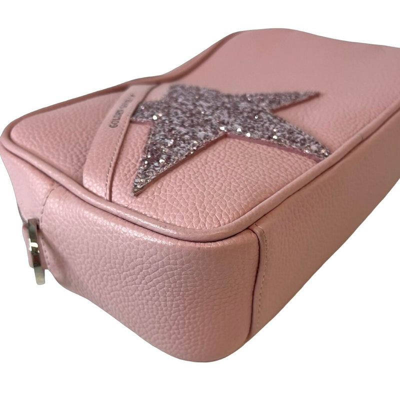 Golden Goose "Glitter Star Leather Camera Crossbody Bag"