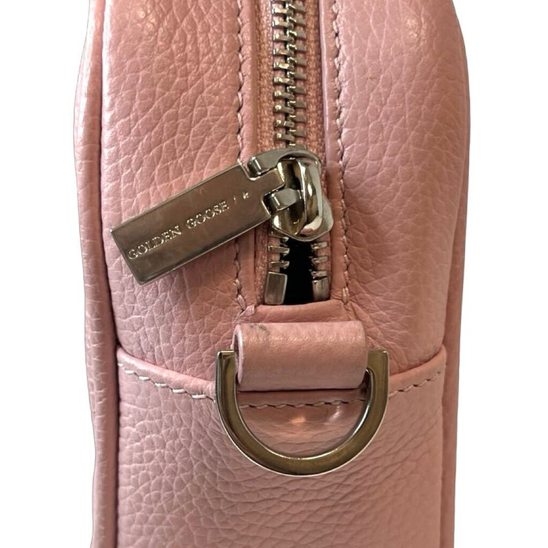 Golden Goose "Glitter Star Leather Camera Crossbody Bag"