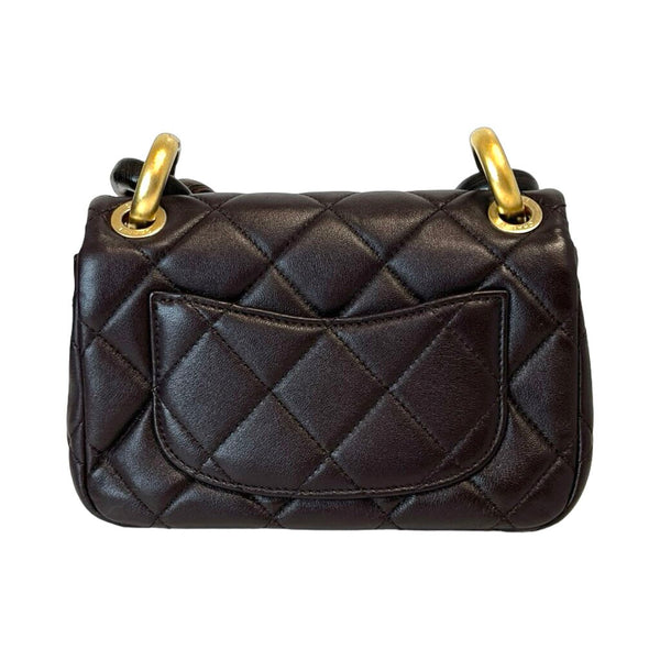 Chanel "Mini Wenge Wood Flap Bag"