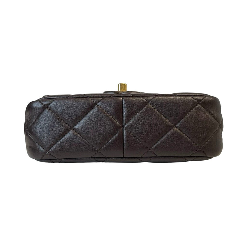 Chanel "Mini Wenge Wood Flap Bag"