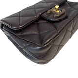 Chanel "Mini Wenge Wood Flap Bag"
