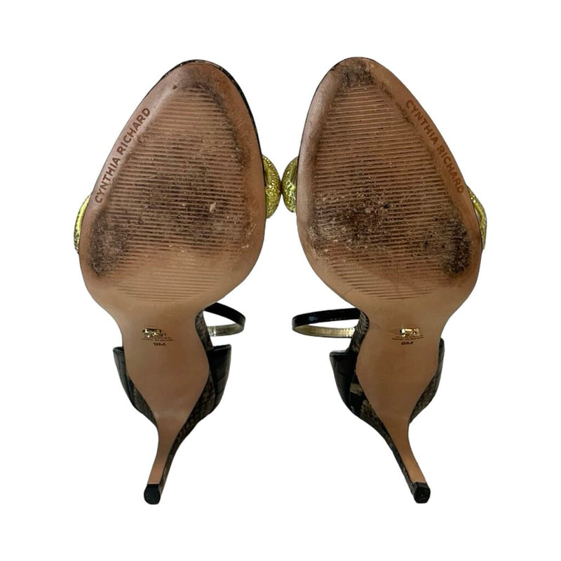 Cynthia Richard "Breen Spring Green" Heels - Size 9