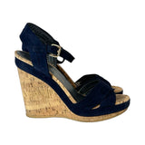 Stuart Weitzman "Minky" Suede Wedges - Size 7