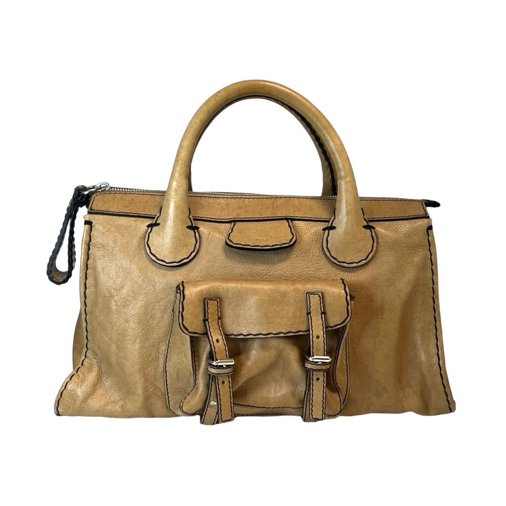 バッグ 00s Vintage Chloe Edith Leather Hand Bag Chloe Edith Leather Current Logo Hand Satchel Bag | eBay