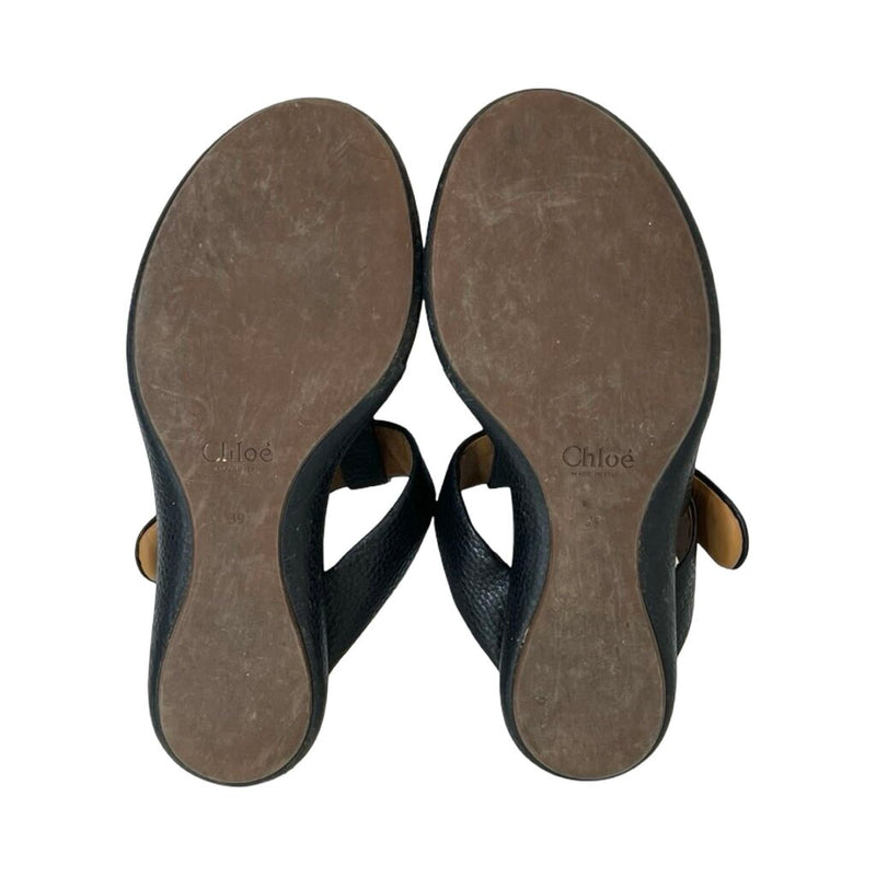 Chloe Leather Sandals - Size 39