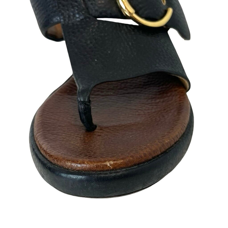 Chloe Leather Sandals - Size 39