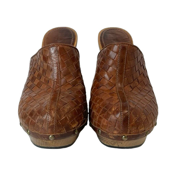 Bottega Veneta Intrecciato Clogs - Size 39