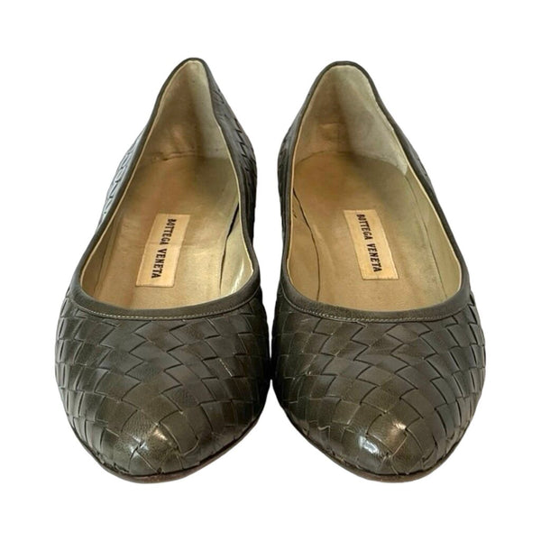 Bottega Veneta Intrecciato Heels - Size 10