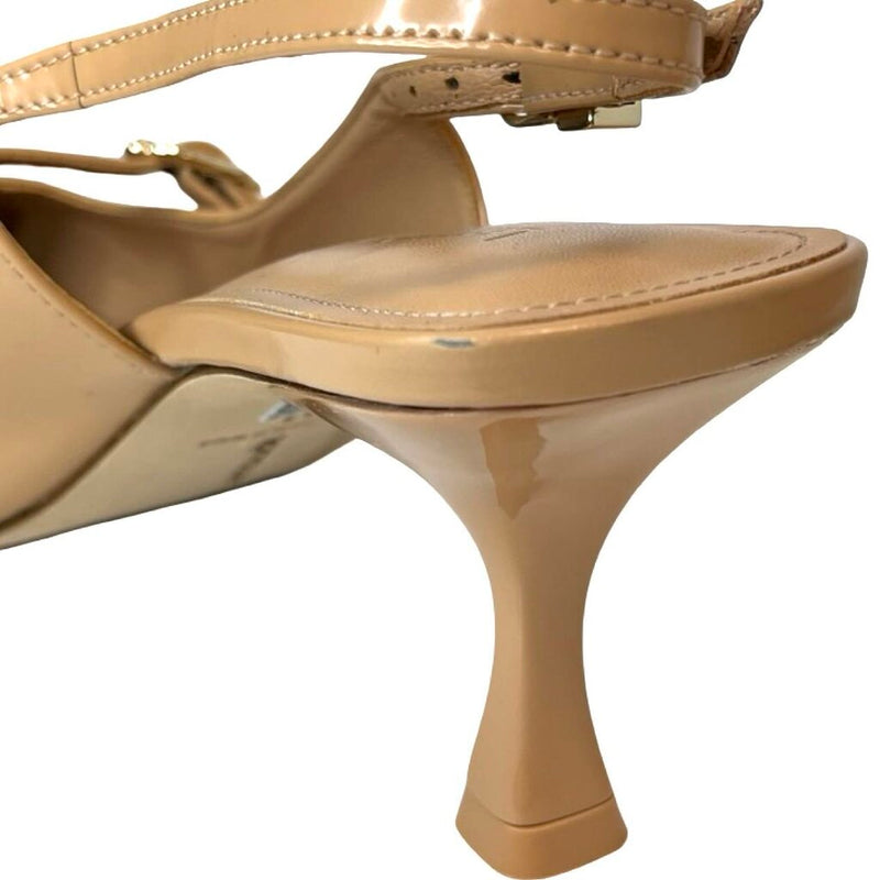 Larroude Nude Slingback Heels - Size 8.5