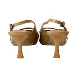 Larroude Nude Slingback Heels - Size 8.5