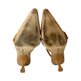 Larroude Nude Slingback Heels - Size 8.5