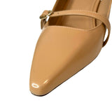 Larroude Nude Slingback Heels - Size 8.5