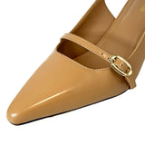 Larroude Nude Slingback Heels - Size 8.5