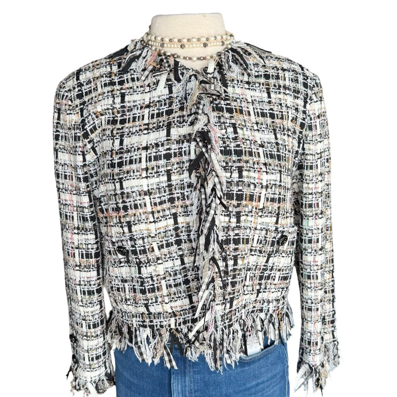 Chanel Tweed Jacket - Size 42