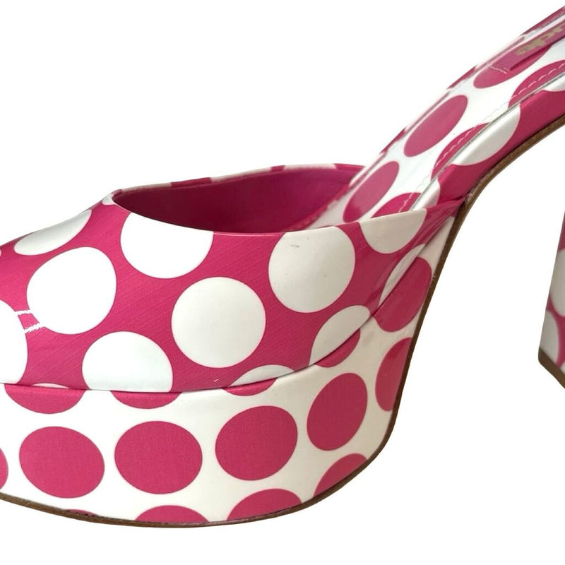 Larroude "Ari Polka Dot Platform Pumps" - Size 7.5