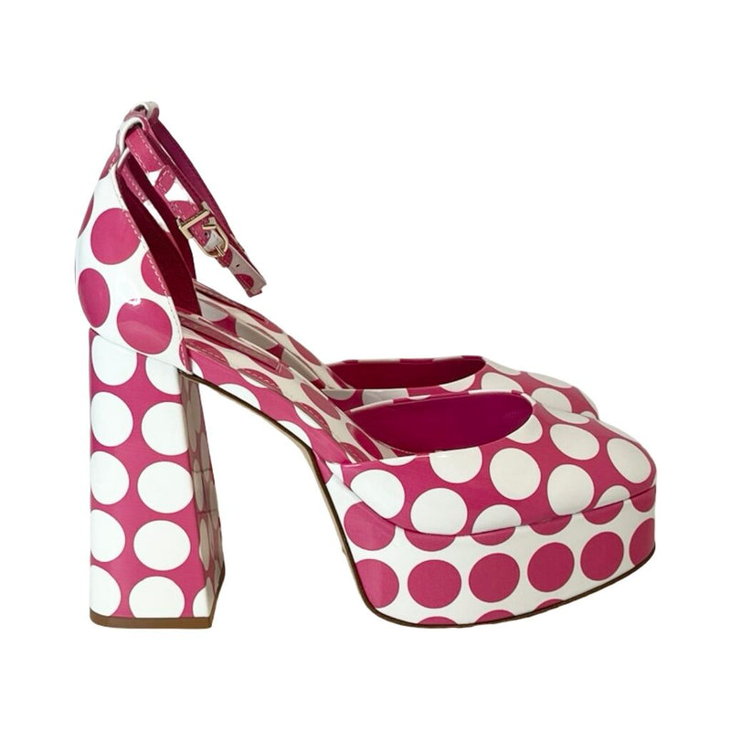 Larroude "Ari Polka Dot Platform Pumps" - Size 7.5