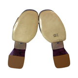 Larroude "Dolly Snake Embossed Platform Mule" Heels - Size 38