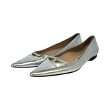 Manolo Blahnik Metallic Flats - Size 38