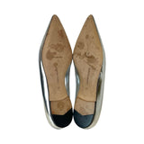 Manolo Blahnik Metallic Flats - Size 38