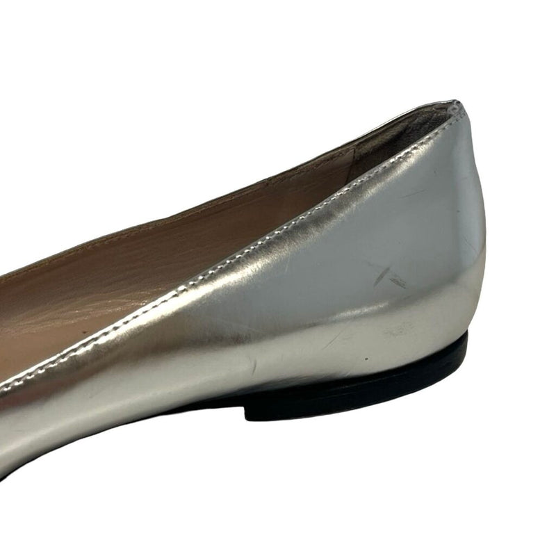 Manolo Blahnik Metallic Flats - Size 38