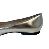 Manolo Blahnik Metallic Flats - Size 38