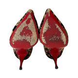 Christian Louboutin Leopard Print Heels - Size 38.5