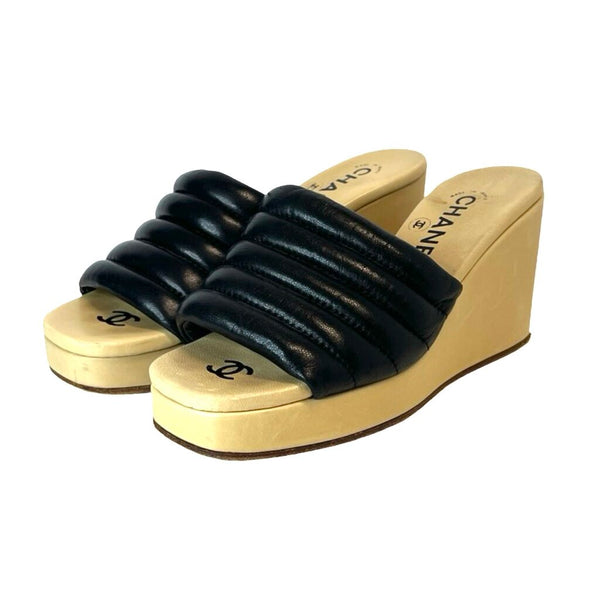 Chanel Vintage Wedges - Size 38.5