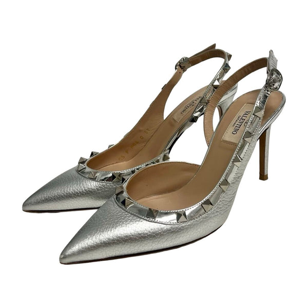 Valentino Rockstud Slingbacks - Size 37