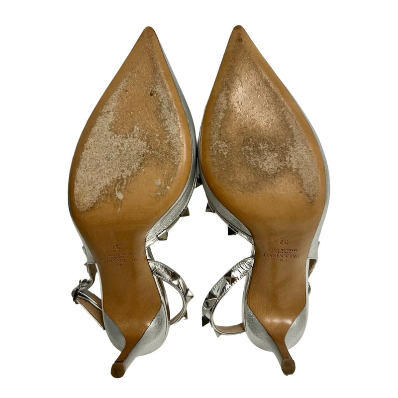 Valentino Rockstud Slingbacks - Size 37