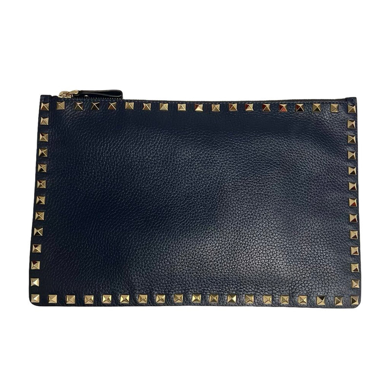 Valentino Large Rockstud Zip Pouch