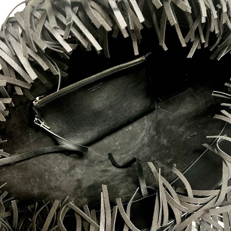 Michael Kors Collection "Sardinia Large Hand-Woven Leather Basket Tote Bag"