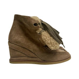 Chloe "Peggy" Wedge Ankle Boots - Size 36