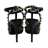 Valentino "Calfskin Nappa Boudoir Rockstud Caged Pumps" - Size 40