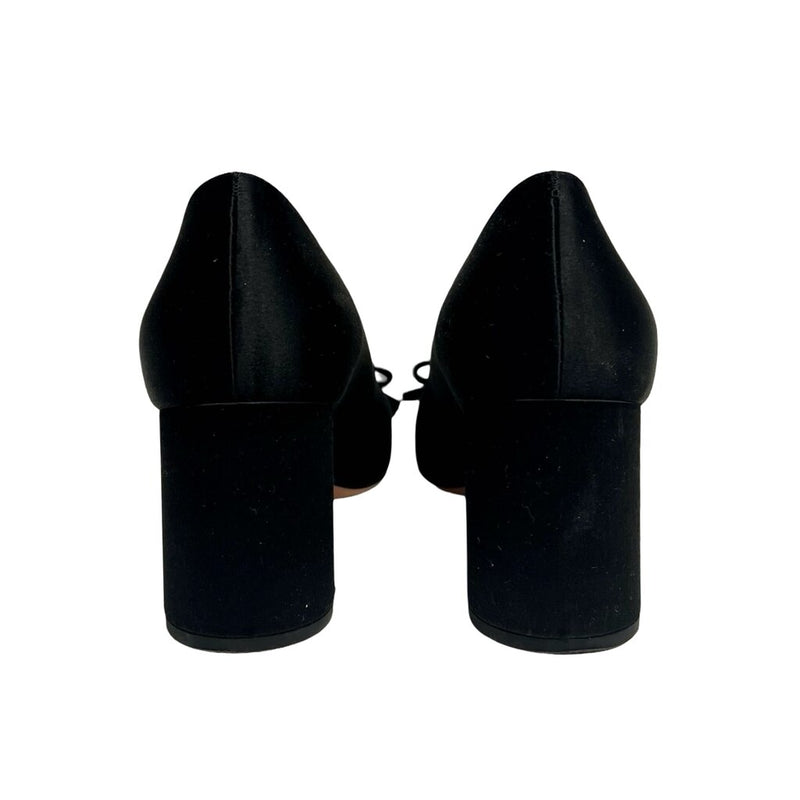 Rochas Satin Embellished Heels - Size 40.5