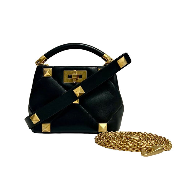 Valentino "Small Leather Roman Stud" Bag
