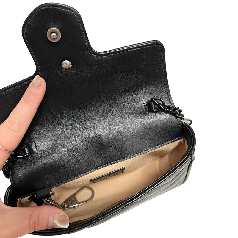 Gucci "Monochrome GG Marmont" Bag