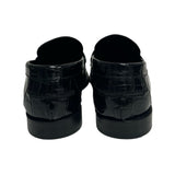 Versace "Croc-Effect Medusa 95 Loafer" - Size 38.5