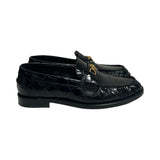 Versace "Croc-Effect Medusa 95 Loafer" - Size 38.5