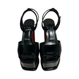 Christian Louboutin "Patent Amali Alta 130 Platform" Heels - Size 38.5