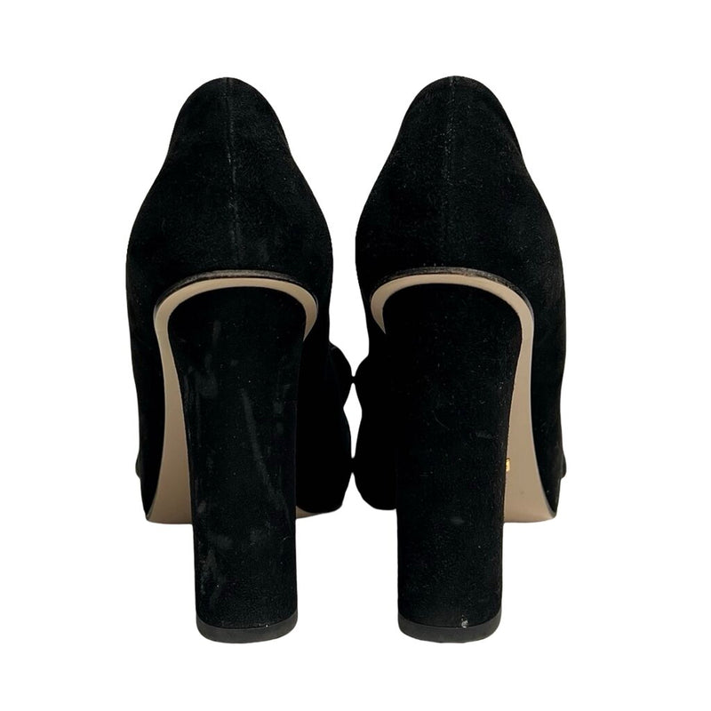 Gucci "Marmont" Suede Heels - Size 37.5