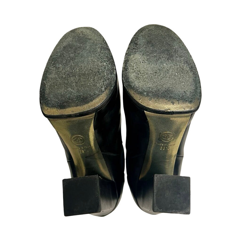 Chanel Platform Chelsea Boots - Size 38.5