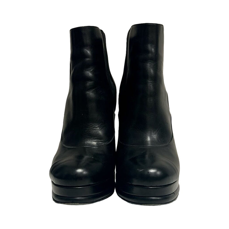 Chanel Platform Chelsea Boots - Size 38.5