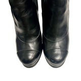 Chanel Platform Chelsea Boots - Size 38.5